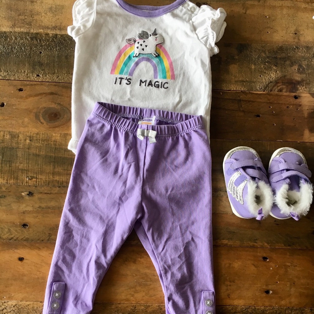 Gymboree Baby Girl Outfit and Shoes 💓